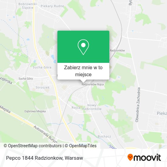 Mapa Pepco 1844 Radzionkow