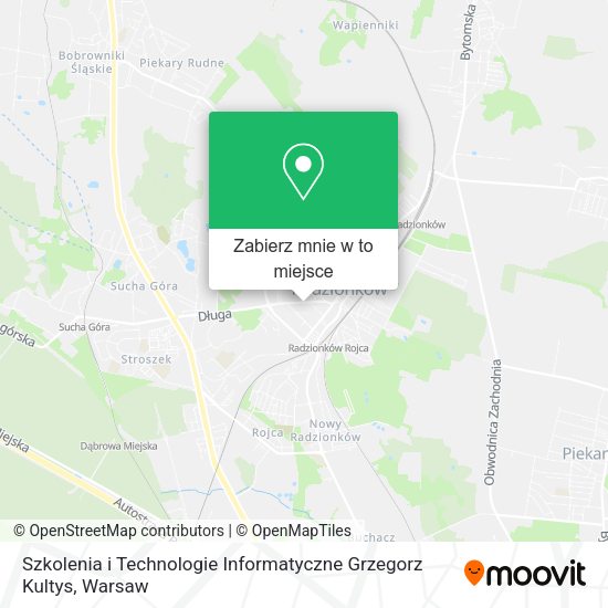 Mapa Szkolenia i Technologie Informatyczne Grzegorz Kultys