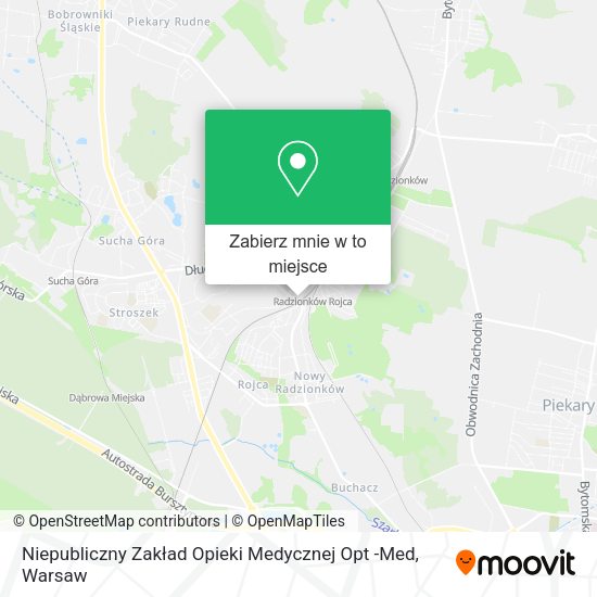 Mapa Niepubliczny Zakład Opieki Medycznej Opt -Med