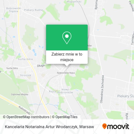 Mapa Kancelaria Notarialna Artur Wrodarczyk