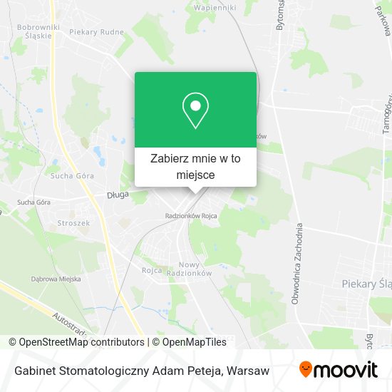 Mapa Gabinet Stomatologiczny Adam Peteja