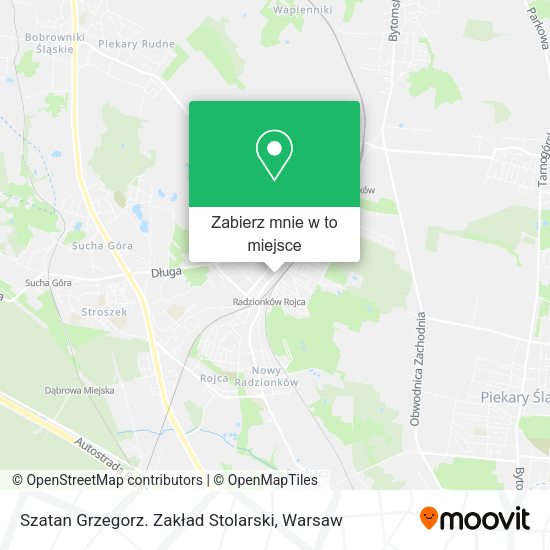 Mapa Szatan Grzegorz. Zakład Stolarski