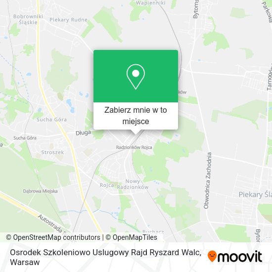 Mapa Osrodek Szkoleniowo Uslugowy Rajd Ryszard Walc