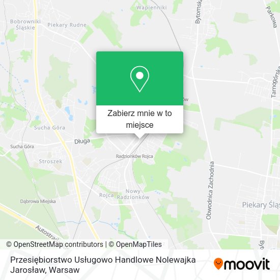 Mapa Przesiębiorstwo Usługowo Handlowe Nolewajka Jarosław