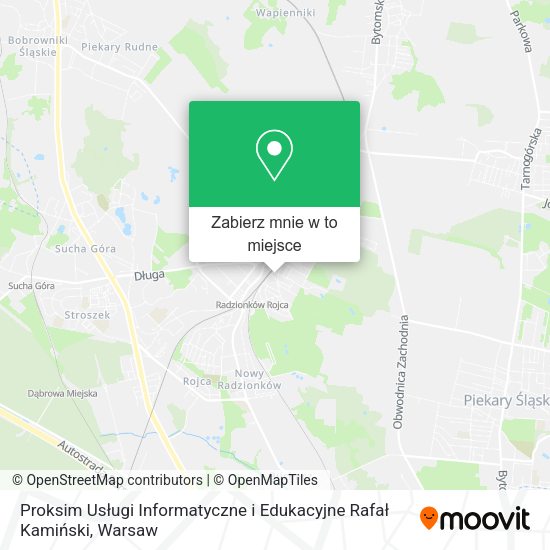 Mapa Proksim Usługi Informatyczne i Edukacyjne Rafał Kamiński