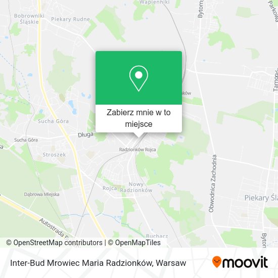 Mapa Inter-Bud Mrowiec Maria Radzionków