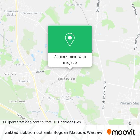 Mapa Zakład Elektromechaniki Bogdan Macuda