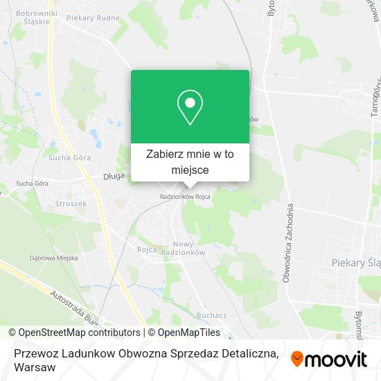 Mapa Przewoz Ladunkow Obwozna Sprzedaz Detaliczna