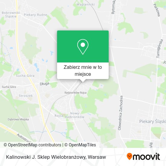 Mapa Kalinowski J. Sklep Wielobranżowy