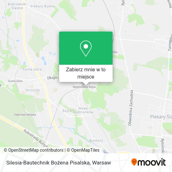 Mapa Silesia-Bautechnik Bożena Pisalska