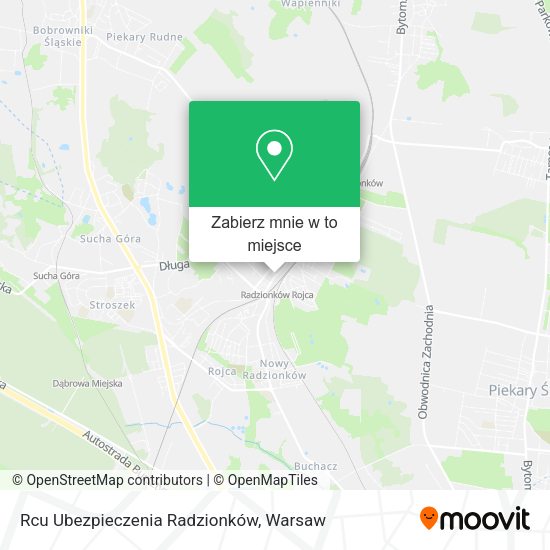 Mapa Rcu Ubezpieczenia Radzionków