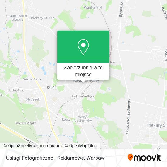 Mapa Usługi Fotograficzno - Reklamowe