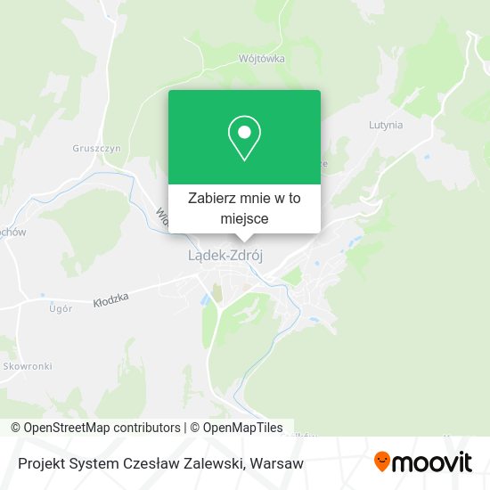 Mapa Projekt System Czesław Zalewski