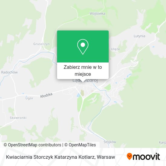 Mapa Kwiaciarnia Storczyk Katarzyna Kotlarz