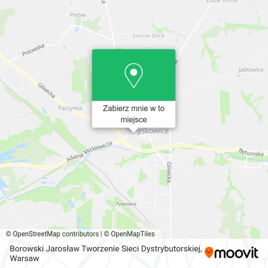 Mapa Borowski Jarosław Tworzenie Sieci Dystrybutorskiej