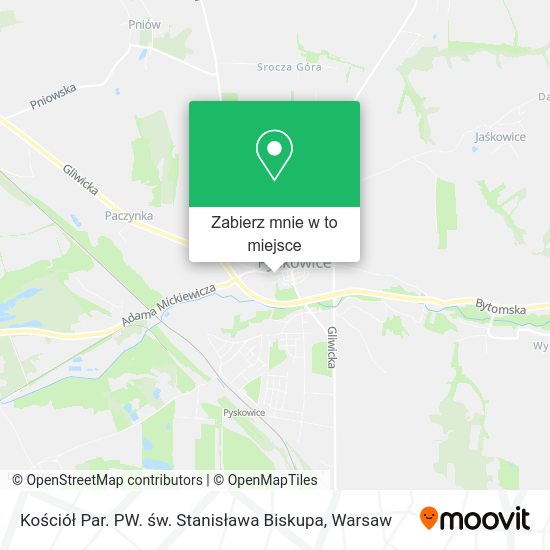 Mapa Kościół Par. PW. św. Stanisława Biskupa