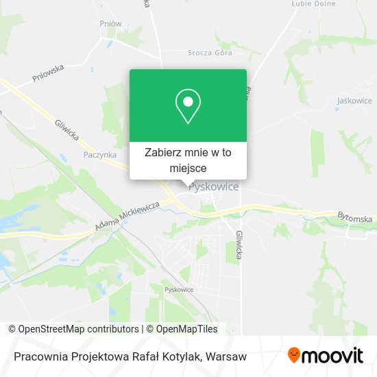 Mapa Pracownia Projektowa Rafał Kotylak