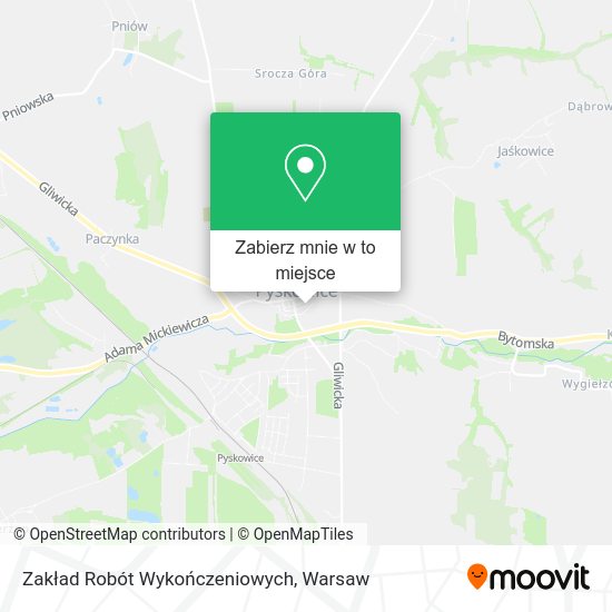 Mapa Zakład Robót Wykończeniowych