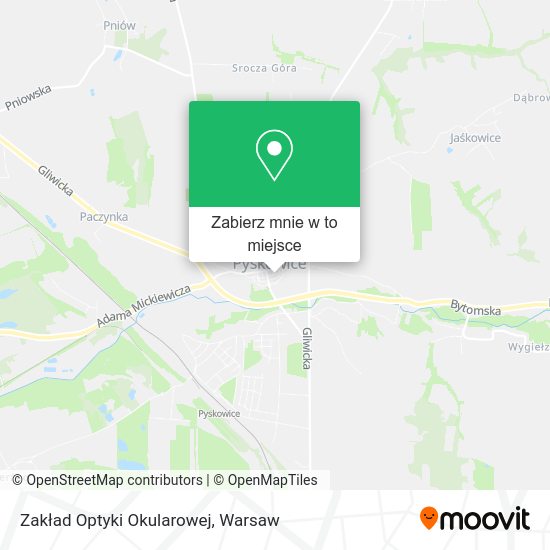 Mapa Zakład Optyki Okularowej