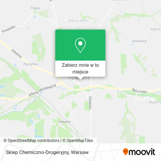 Mapa Sklep Chemiczno-Drogeryjny