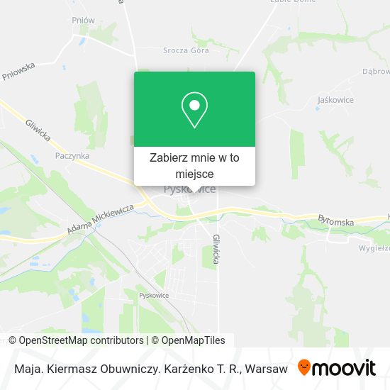 Mapa Maja. Kiermasz Obuwniczy. Karżenko T. R.