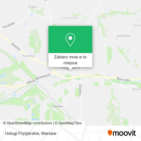 Mapa Usługi Fryzjerskie