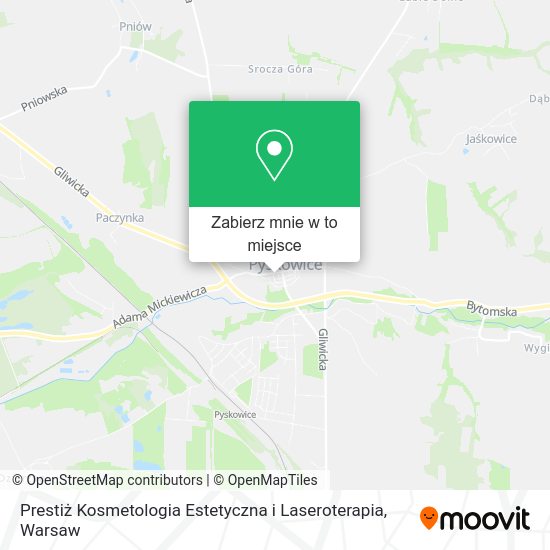 Mapa Prestiż Kosmetologia Estetyczna i Laseroterapia