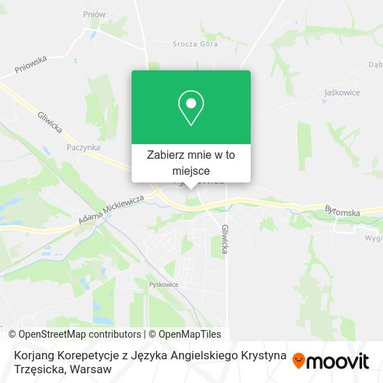 Mapa Korjang Korepetycje z Języka Angielskiego Krystyna Trzęsicka