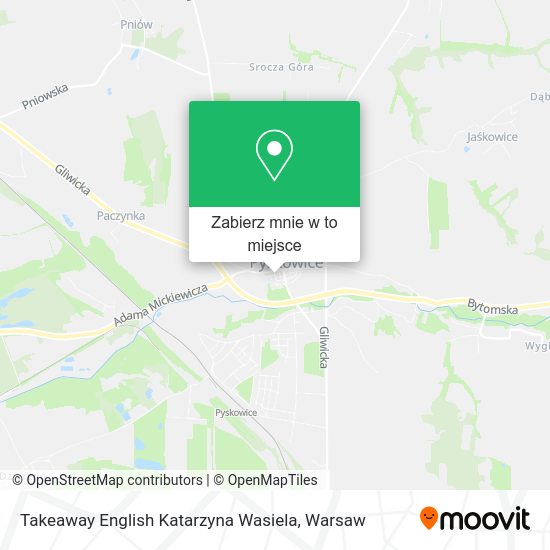 Mapa Takeaway English Katarzyna Wasiela