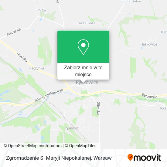 Mapa Zgromadzenie S. Maryji Niepokalanej