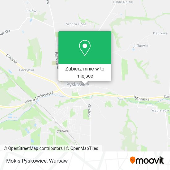 Mapa Mokis Pyskowice