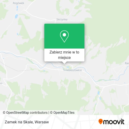 Mapa Zamek na Skale