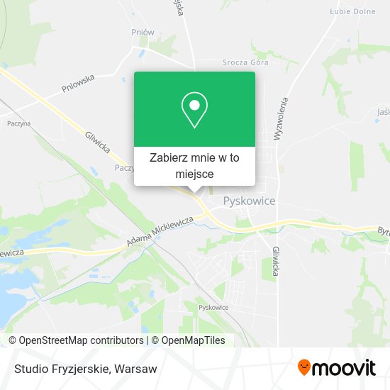 Mapa Studio Fryzjerskie