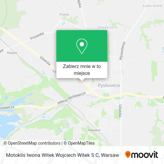 Mapa Motoklis Iwona Witek Wojciech Witek S C