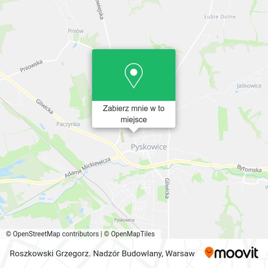 Mapa Roszkowski Grzegorz. Nadzór Budowlany