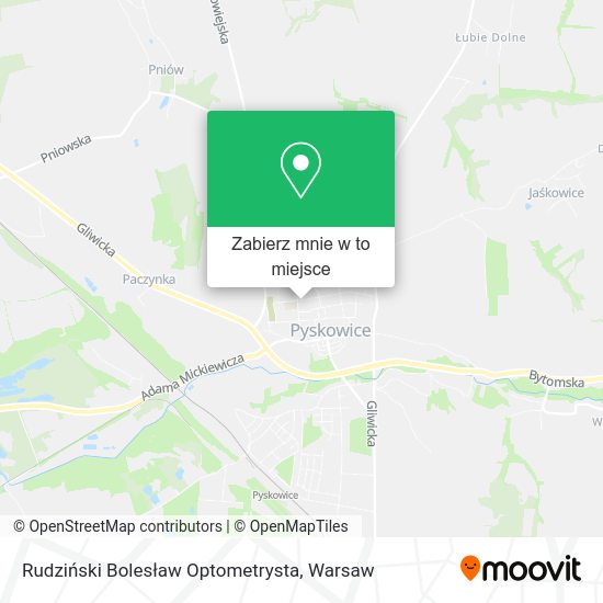 Mapa Rudziński Bolesław Optometrysta