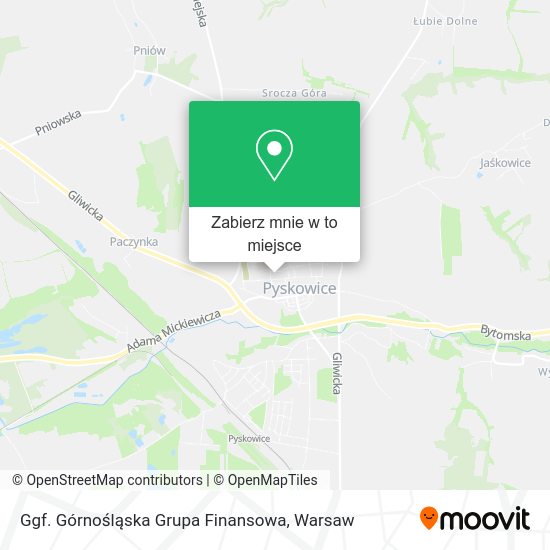 Mapa Ggf. Górnośląska Grupa Finansowa