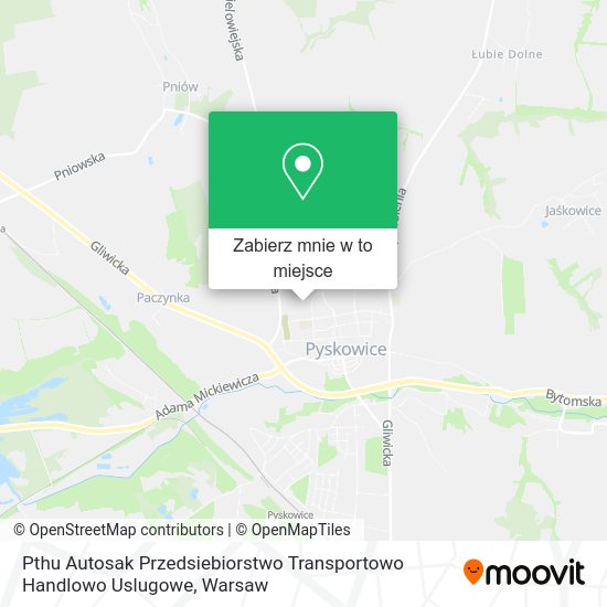 Mapa Pthu Autosak Przedsiebiorstwo Transportowo Handlowo Uslugowe