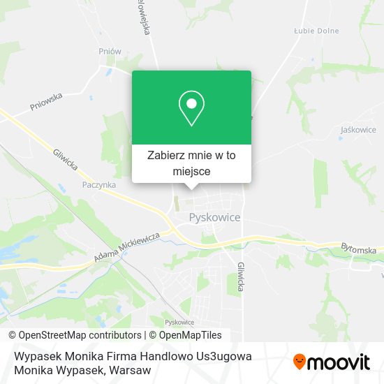 Mapa Wypasek Monika Firma Handlowo Us3ugowa Monika Wypasek