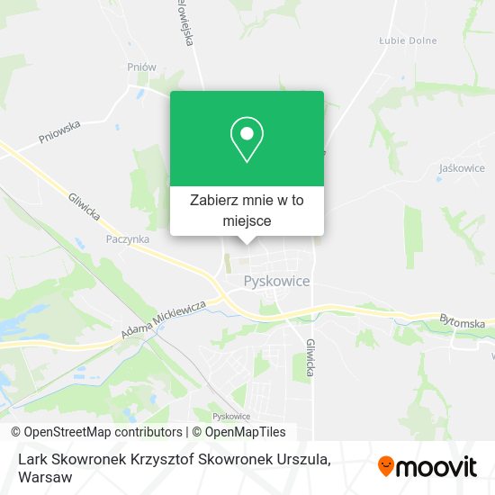 Mapa Lark Skowronek Krzysztof Skowronek Urszula