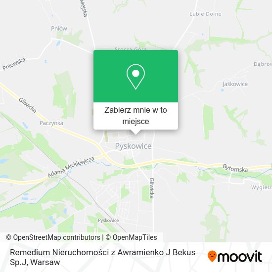 Mapa Remedium Nieruchomości z Awramienko J Bekus Sp.J