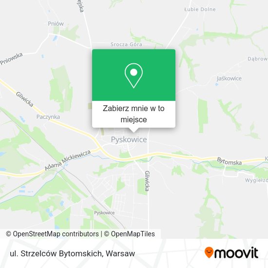 Mapa ul. Strzelców Bytomskich