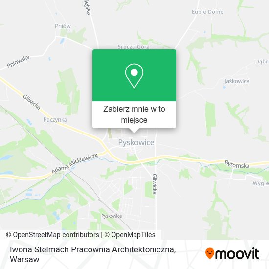 Mapa Iwona Stelmach Pracownia Architektoniczna