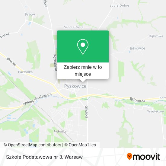 Mapa Szkoła Podstawowa nr 3