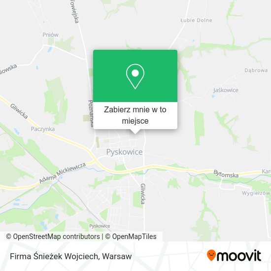 Mapa Firma Śnieżek Wojciech