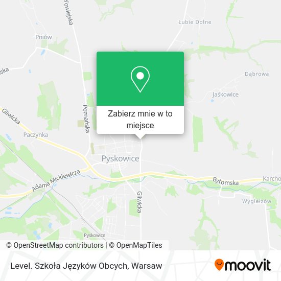 Mapa Level. Szkoła Języków Obcych