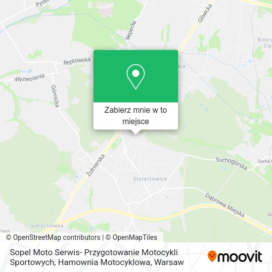 Mapa Sopel Moto Serwis- Przygotowanie Motocykli Sportowych, Hamownia Motocyklowa