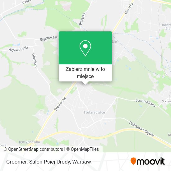 Mapa Groomer. Salon Psiej Urody