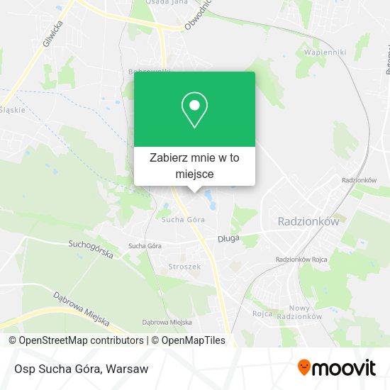 Mapa Osp Sucha Góra