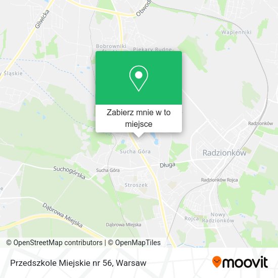 Mapa Przedszkole Miejskie nr 56